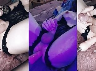 Shemale, Anal, Cumshot, Leksak, Creampie, Dubbel, Ung(18+), Sprut, Knullande, Maskiner