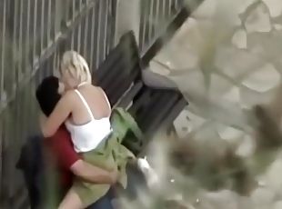 Student spying an older couple's sex