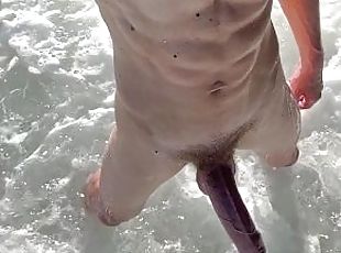 Énorme, Monstre, Nudiste, Public, Maigre, Gay, Plage, Fétiche, Solo, Exhibitionniste