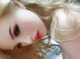 Gorgeous Sex doll Implanted Hair Dollpodium