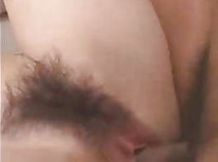 Sliding my cock in her pussy.
