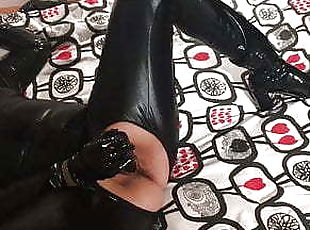 Black Catsuit and Dildos Request (Preview)