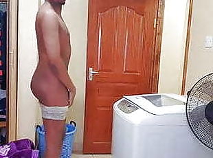 Spy Camera On Naked Stepbrother