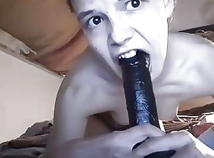 Clitóris, Masturbação, Cona (Pussy), Adolescente, Apertado, Dildo, Pequeno