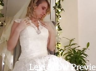 Bride Fucks Herself Before Wedding PREVIEW