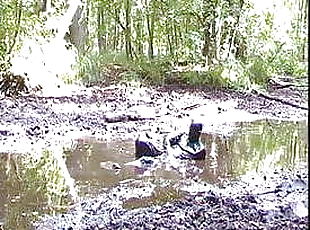 PLAYING IN MUD AND PVC