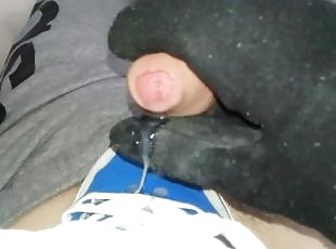 Teen Cum on Adidas Neo