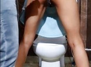 Hindi Audio - Sex with Indian teen age girl in public toilet