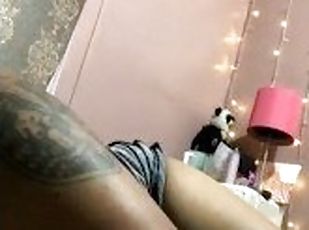 Amateur, Perempuan jelita, "interracial", Realiti, Memukul, Tatu, Berair