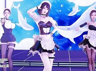 [MMD] Hurly burly Sexy Maid Hot Dance 4K 60FPS