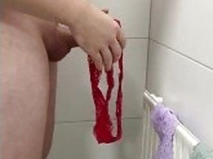 Banhos, Masturbação, Público, Tiro ao alvo, Pénis grande, Mulher madura, Mãe, Câmara, Vigia, Gozando