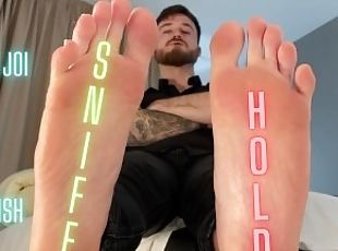 Sniffing joi - foot fetish game