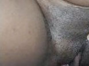 Culo, Masturbación, Orgasmo, Coño (Pussy), Squirting, Amateur, Negra (Ebony), Juguete, Corrida interna, Negra