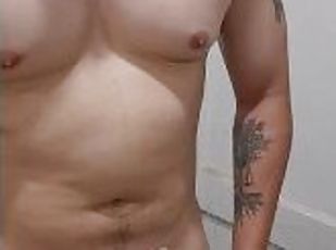 Banhos, Pai, Masturbação, Adolescente, Gay, Gozando, Jovem(18+), Ejaculação, Excitante, Chuveiro