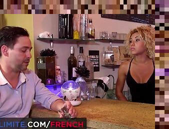 Anal sex with a hot and busty bartender - Rose valerie