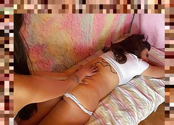 asiático, traseiros, lésbicas, mulher-madura, estrela-porno, massagem, botins, caebça-vermelha, namorada, fetiche