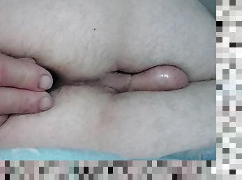 masturbation, anal, jouet, gay, joufflue, européenne, euro, gode, solo