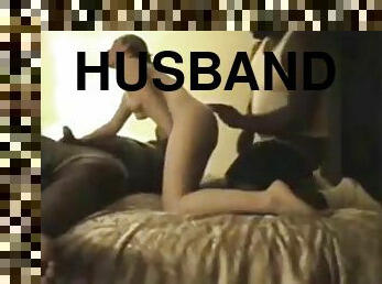 Homemade husband films wife with black watch part two on wifesharing666com