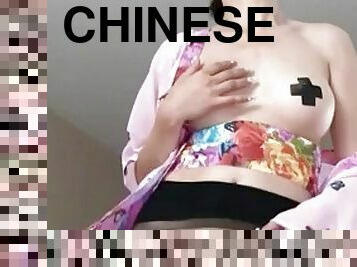 asiatique, babes, compilation, solo, chinoise, taquinerie