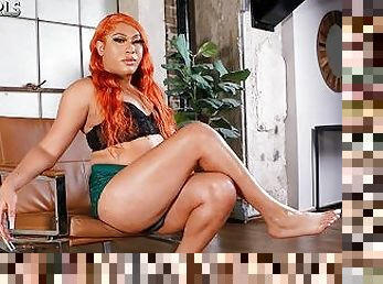 masturbação, transsexual, preto, bbw, sozinho, provocando