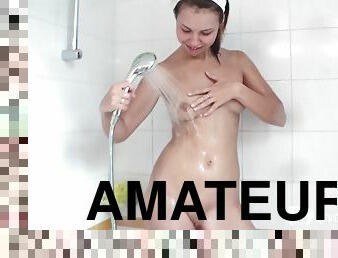 banyo-yapma, mastürbasyon-masturbation, amatör, ev-yapımı, parmaklama, duş, tek-kişilik