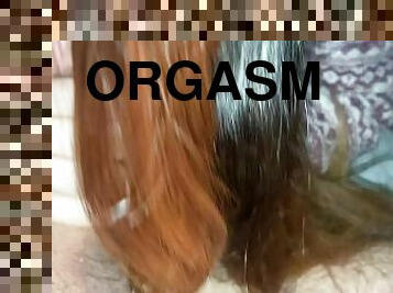 masturbation, orgasm, amatör, sprut, vagina