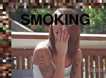 Kassie Kay smoking compilation