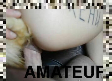 doggy-style, fitta-pussy, amatör, anal, tonåring, hardcore, hemmagjord, gruppknull, creampie, par