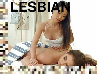 asiatiche, masturbarsi, lesbiche, massaggi, brunette