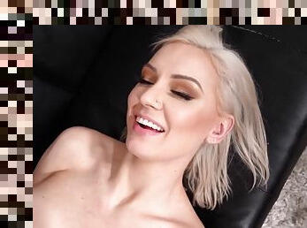 Large-Breasted Blond Kenzie Taylor's Hot Porn Audition