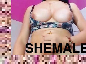 shemale, oblečený-sex, česanie