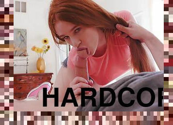 gros-nichons, ejaculation-sur-le-corps, ados, hardcore, pornstar, rousse