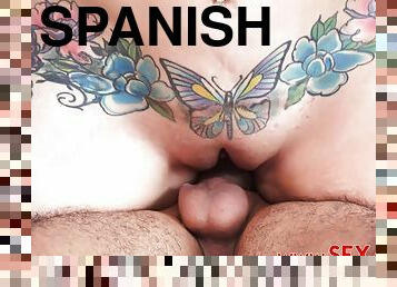 Delightful spanish stepmom thrilling porn video