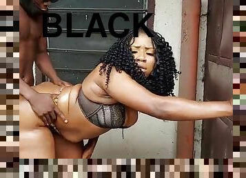 Black horny mom amazing porn video