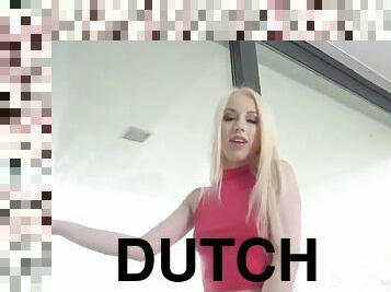 anal, blondynka, holenderskie