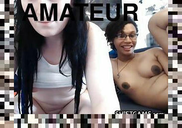 transsexuelle, amateur, travesti, couple, webcam