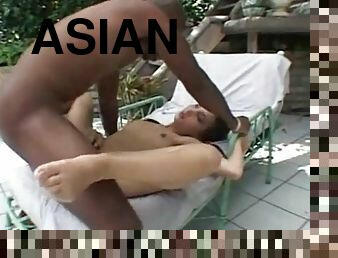 asiatisk, anal, hollandsk