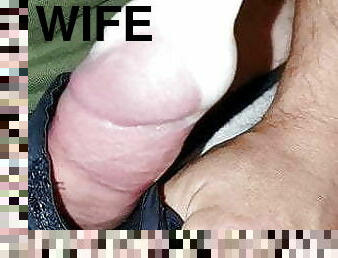 Need use condom to not paint wife clothes. TO MANY CUM