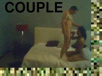 Footage of couple fuckin in a room