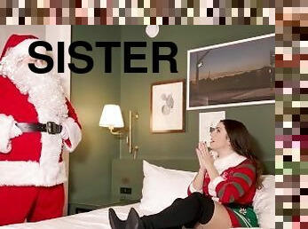 Step Sister Valentina Tricked into Fucking Santa