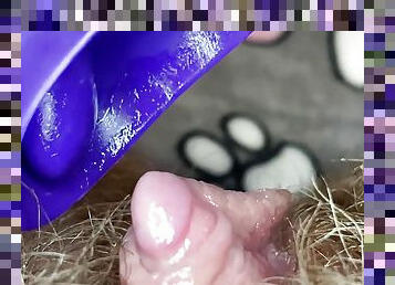 Extreme closeup big clit licking toy orgasm hairy pussy full video