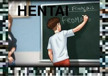 extrême, anal, fellation-profonde, ejaculation-interne, anime, hentai, sucette