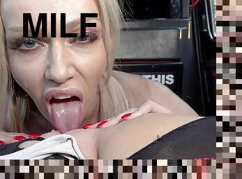 Sexy blond MILF lesbian memorable xxx video