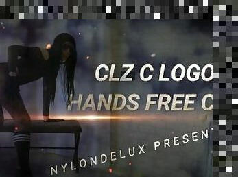 nyondelux calzedonia C logo pantyhose nipple play handsfree cum