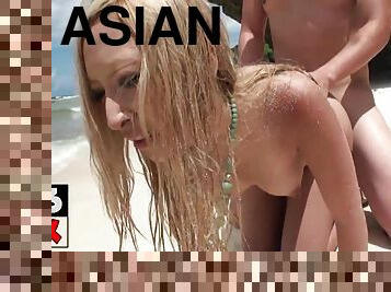 asiatique, en-plein-air, amateur, babes, fellation, ejaculation-sur-le-corps, énorme-bite, hardcore, maison, japonais