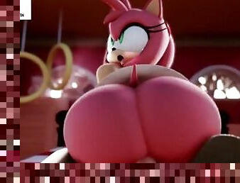 Amy Rose Hard Fucking And Getting Creampie  Hottest Hentai Sonic 4k 60fps