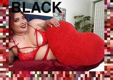 BBW lustful slut is waiting for her black sexmate