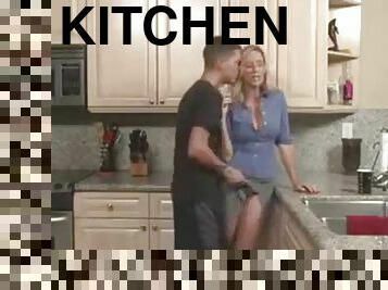 Jodi fuck in the kitchen