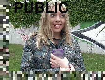 Public Agent - Cute Russian With Shaved Pussy Shaven Cunt 1