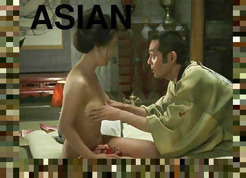 asiatique, gros-nichons, chatte-pussy, fellation, ados, hardcore, maison, salope, ejaculation, pute